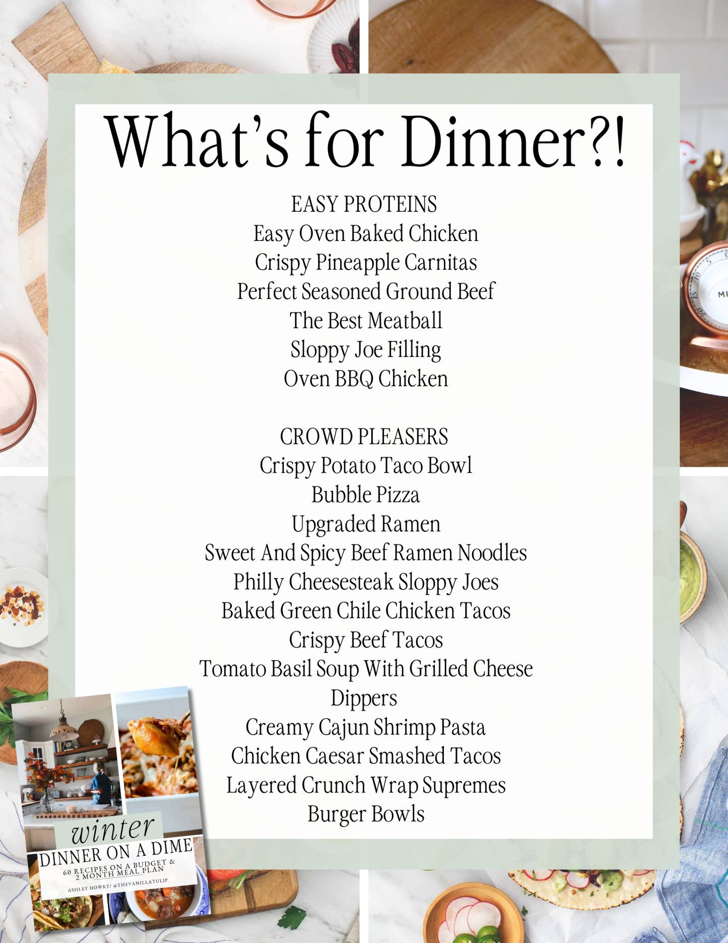 Winter Dinner on a Dime