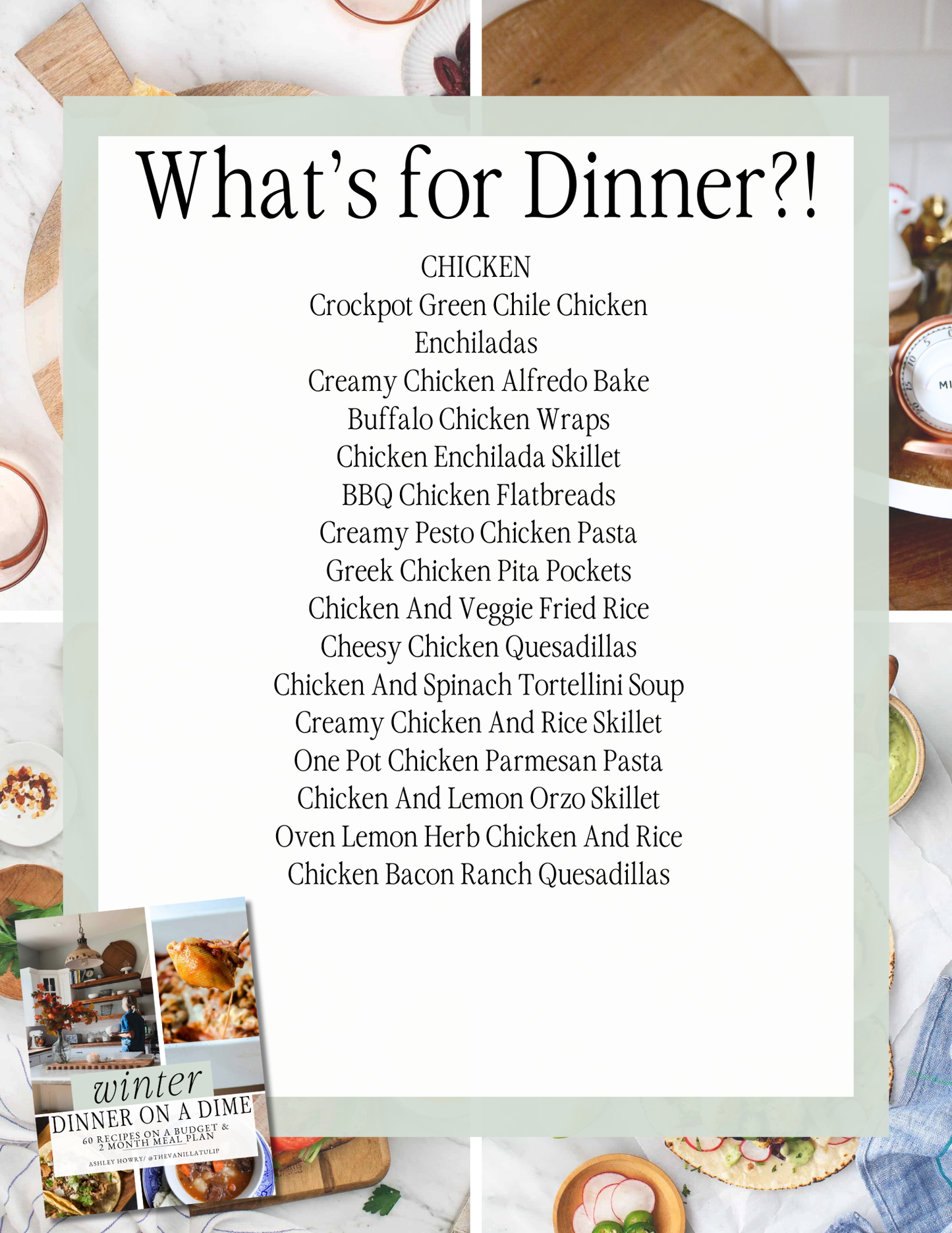 Winter Dinner on a Dime